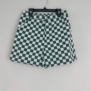 Wild fable green checkered shorts